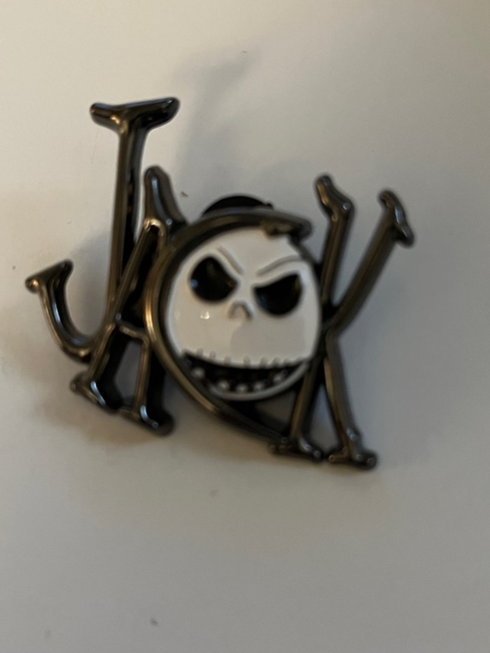 Official Disney merchandise The Nightmare Before Christmas Jack pin